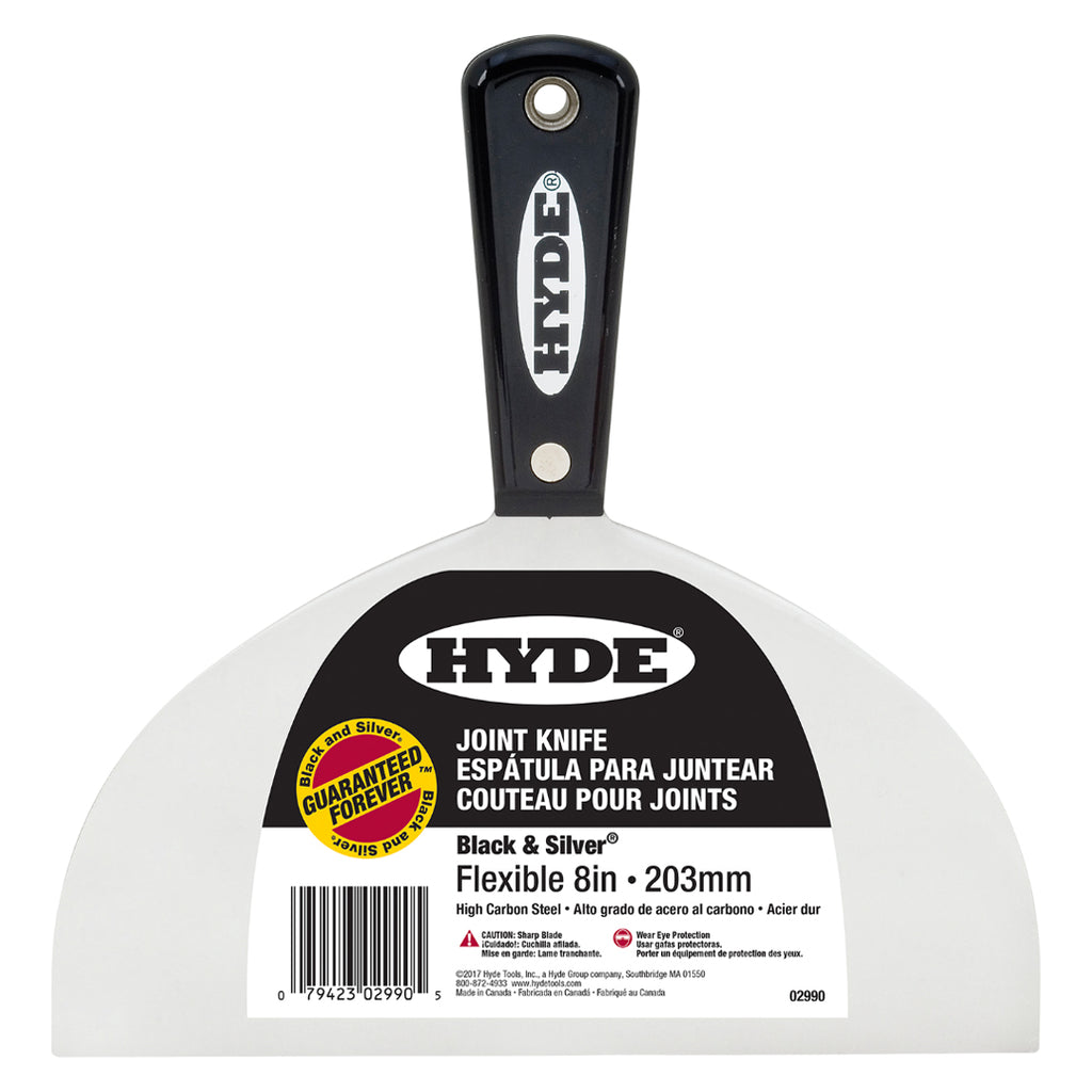 Hyde Flexible High Carbon Steel Black & Silver Joint Knife