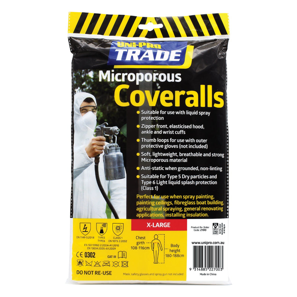 Uni-Pro Trade Microporous Coveralls - Box of 20
