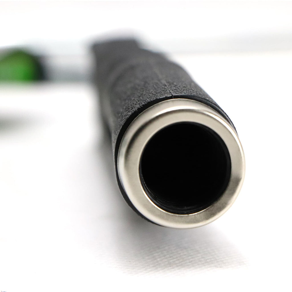 Threaded handle end of iQuip roller frame for attaching extension poles