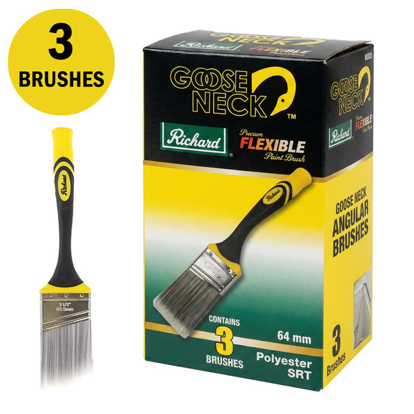 Richard Goose Neck Angular Brush 63mm with Pole Thread