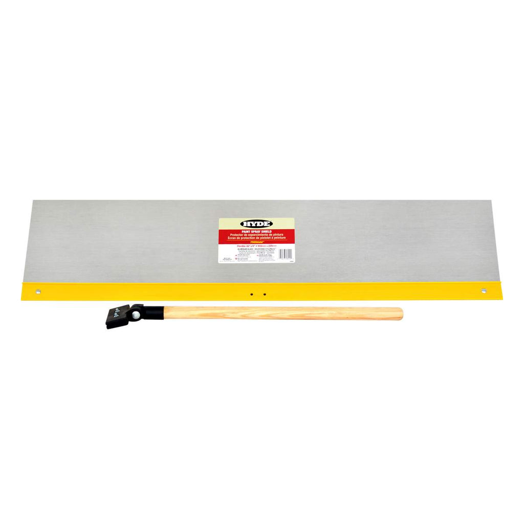Hyde Aluminium Spray Shield – 915 x 230mm with 455mm Handle - Box of 3