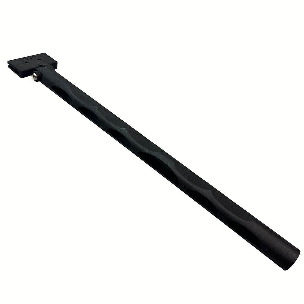 Durable injection-moulded handle for the iQuip aluminium spray shield system