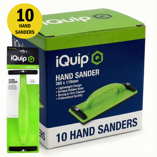 iQuip Large Plastic Hand Sander 280mm x 110mm