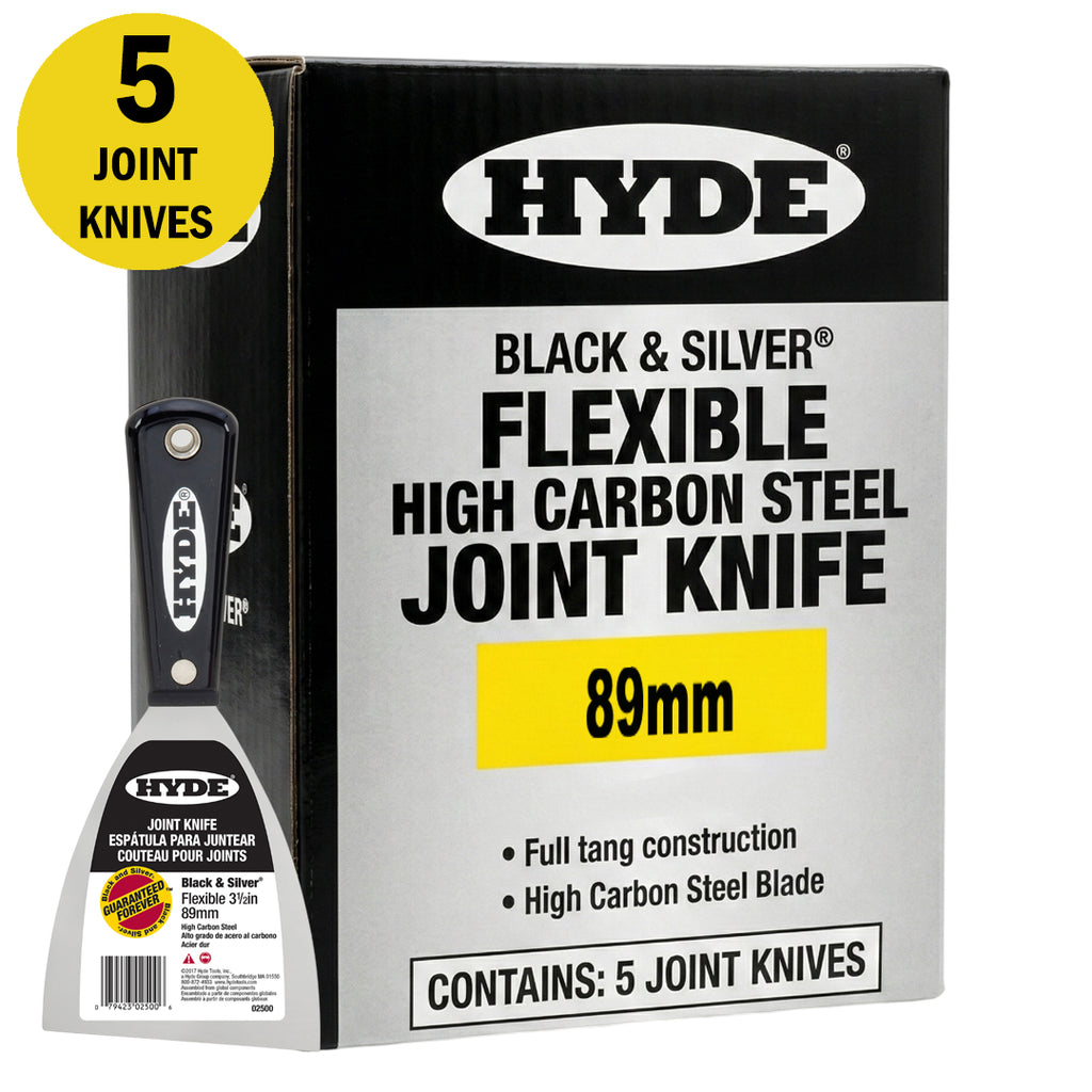 Hyde Flexible High Carbon Steel Black & Silver Joint Knife