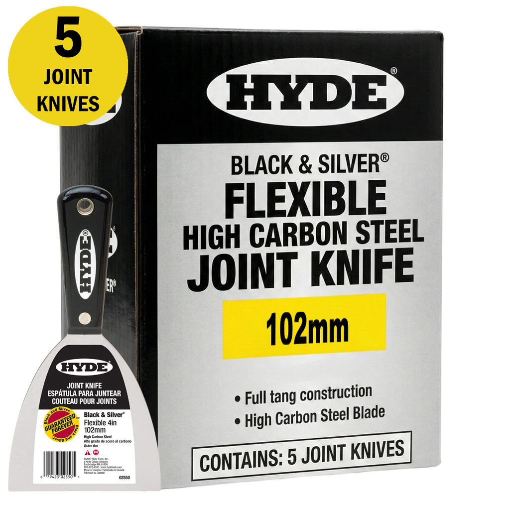 Hyde Flexible High Carbon Steel Black & Silver Joint Knife