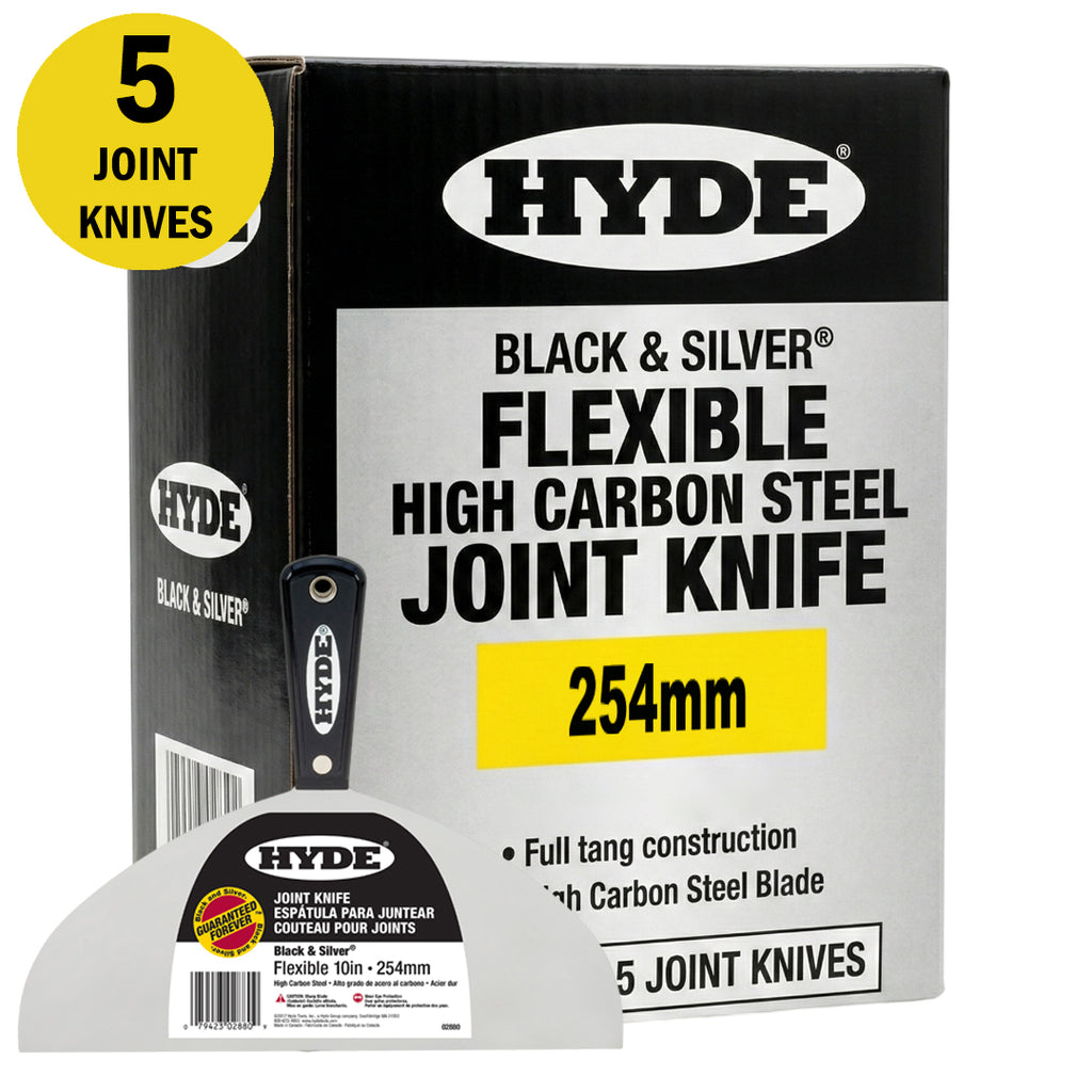Hyde Flexible High Carbon Steel Black & Silver Joint Knife