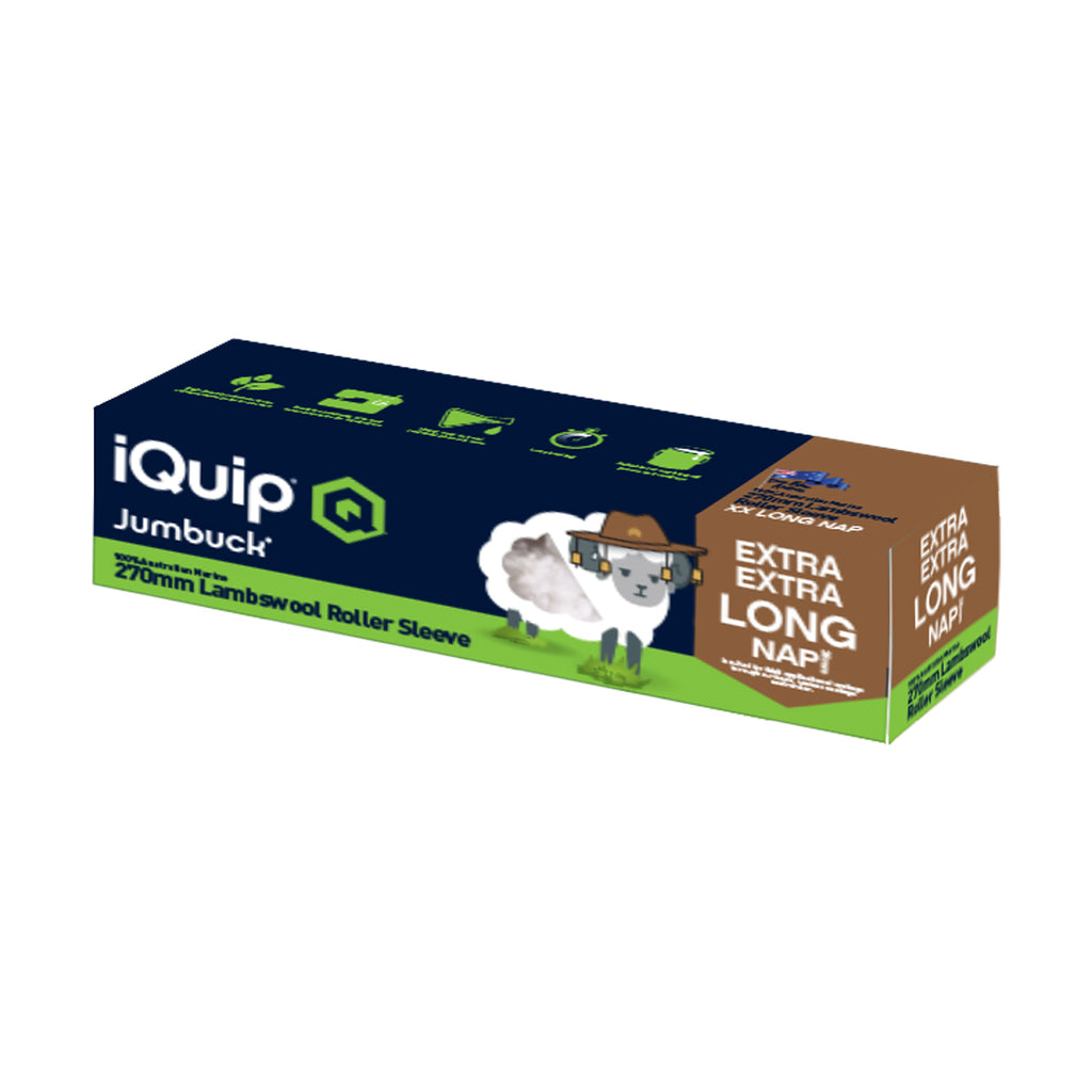iQuip Jumbuck Lambswool Roller Sleeve XtraXtra Long Nap 38mm