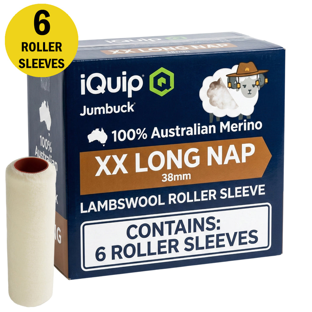 iQuip Jumbuck Lambswool Roller Sleeve XtraXtra Long Nap 38mm