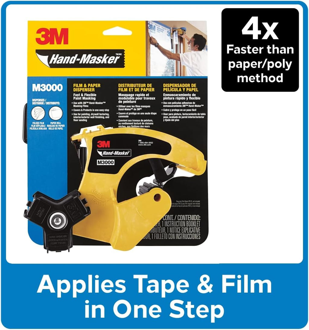 3M Hand-Masker M3000 packaging highlighting 4x faster application claim