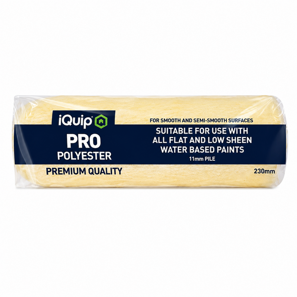 iQuip PRO Polyester Paint Roller Sleeve 11mm Nap Range