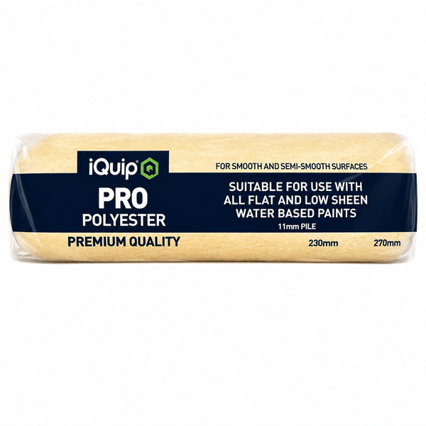 iQuip PRO Polyester Paint Roller Sleeve 11mm Nap Range