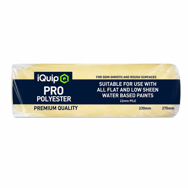 iQuip PRO Polyester Paint Roller Sleeve 22mm Nap Range