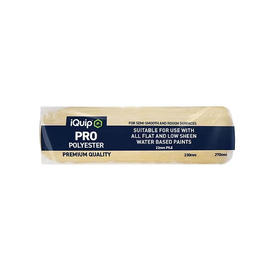 iQuip PRO Polyester Paint Roller Sleeve 22mm Nap Range