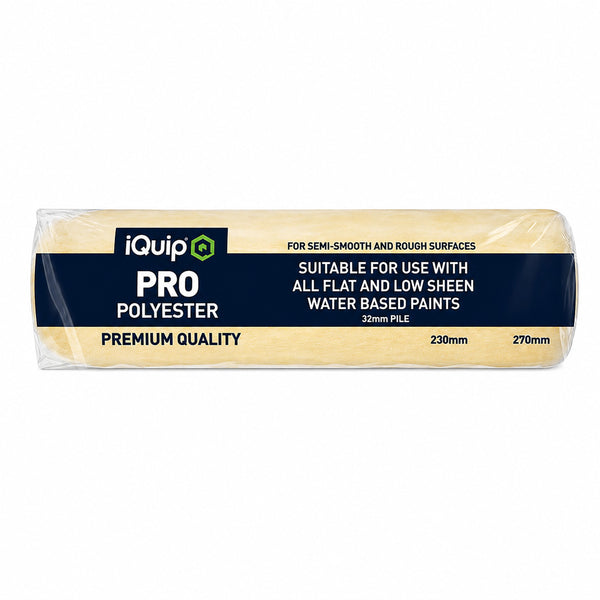 iQuip PRO Polyester Paint Roller Sleeve 32mm Nap Range