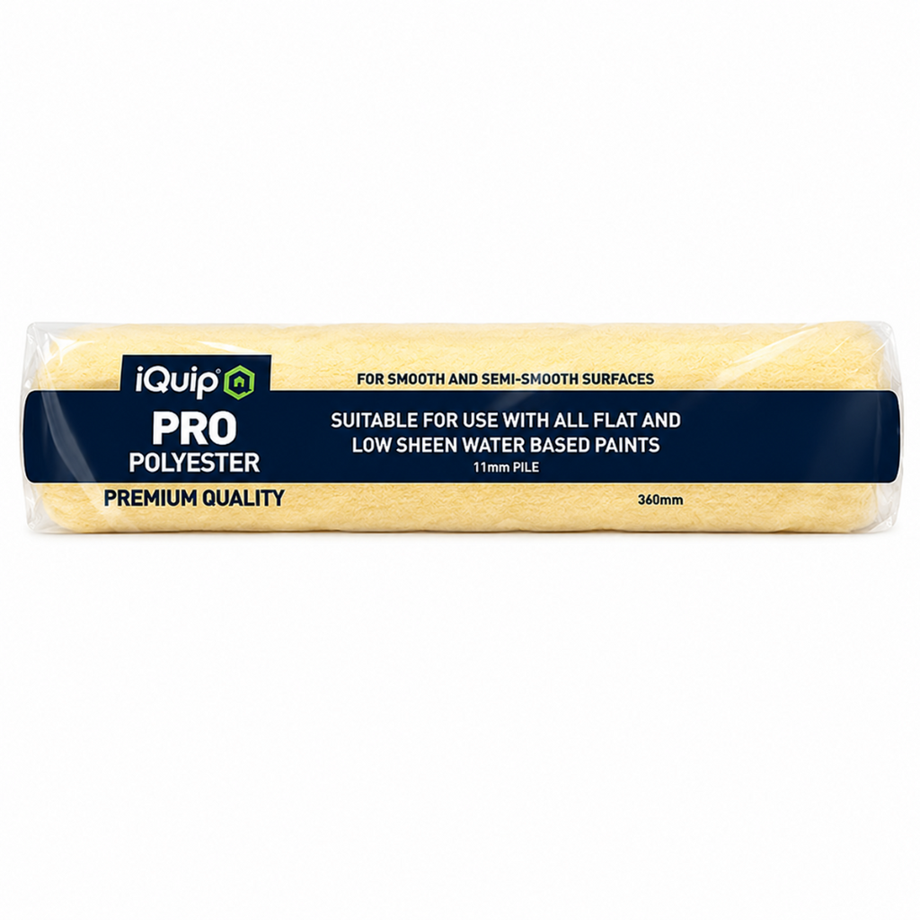 iQuip PRO Polyester Paint Roller Sleeve 11mm Nap Range