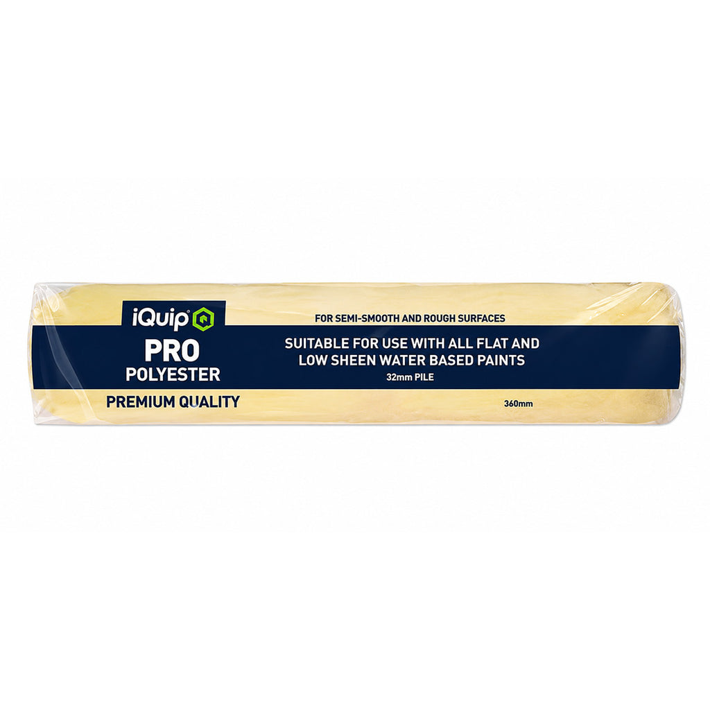iQuip PRO Polyester Paint Roller Sleeve 32mm Nap Range