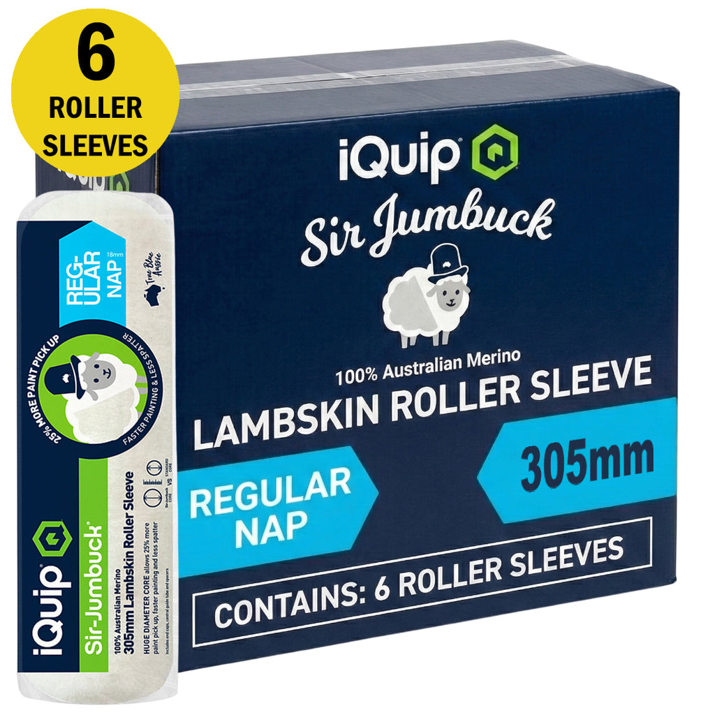 iQuip Sir Jumbuck Lambskin Roller Sleeve Regular Nap Range