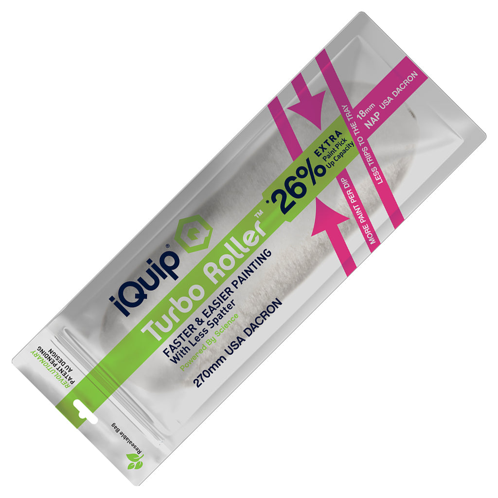 iQuip Turbo Roller Sleeve Professional 270mm USA Dacron Range