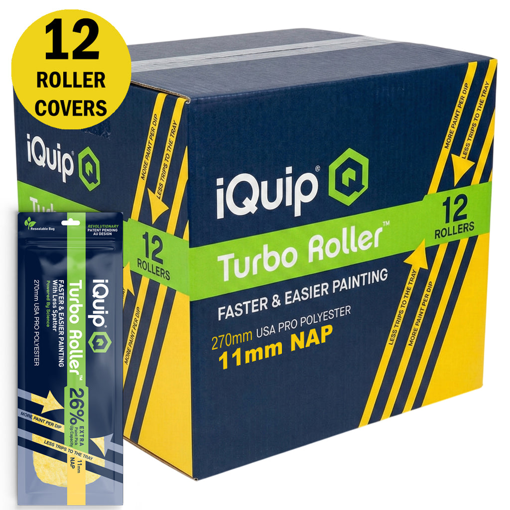 iQuip Turbo Roller Sleeve Professional 11mm Nap Range