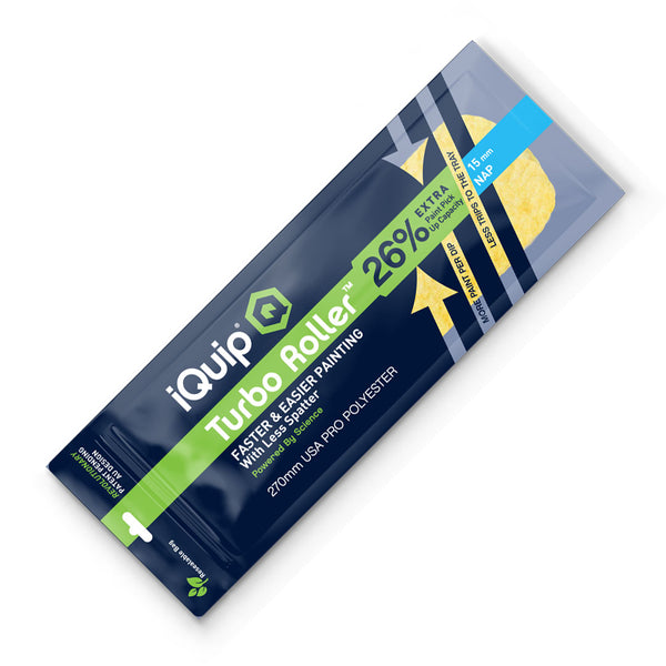 iQuip Turbo Roller Sleeve Professional 15mm Nap Range