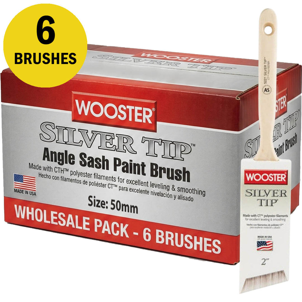 Wooster Silver Tip Angle Sash Paint Brush (5221)