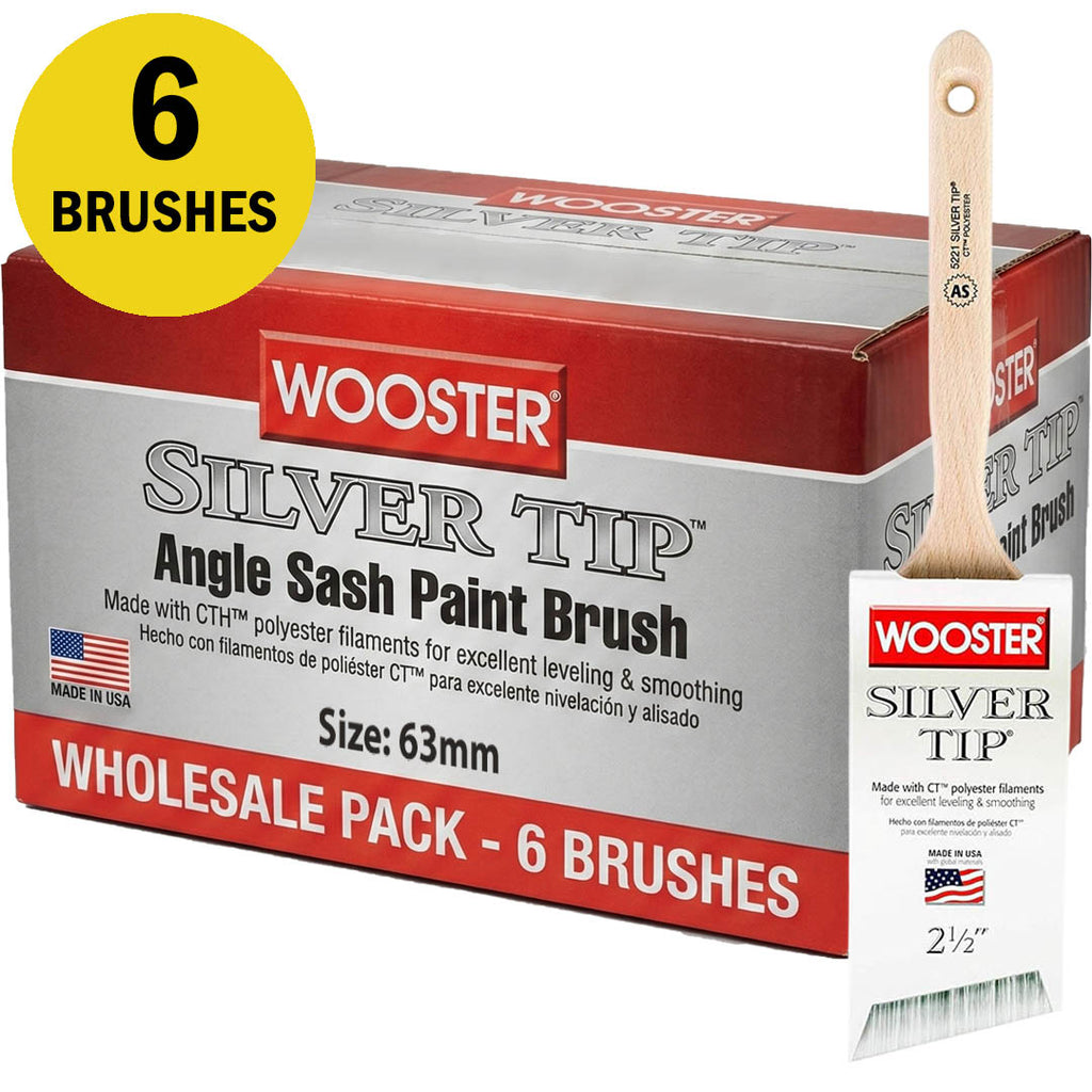 Wooster Silver Tip Angle Sash Paint Brush (5221)