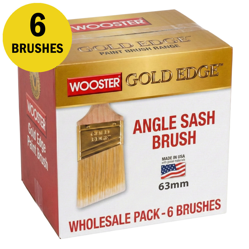 Wooster Gold Edge Angle Sash Brush 5231