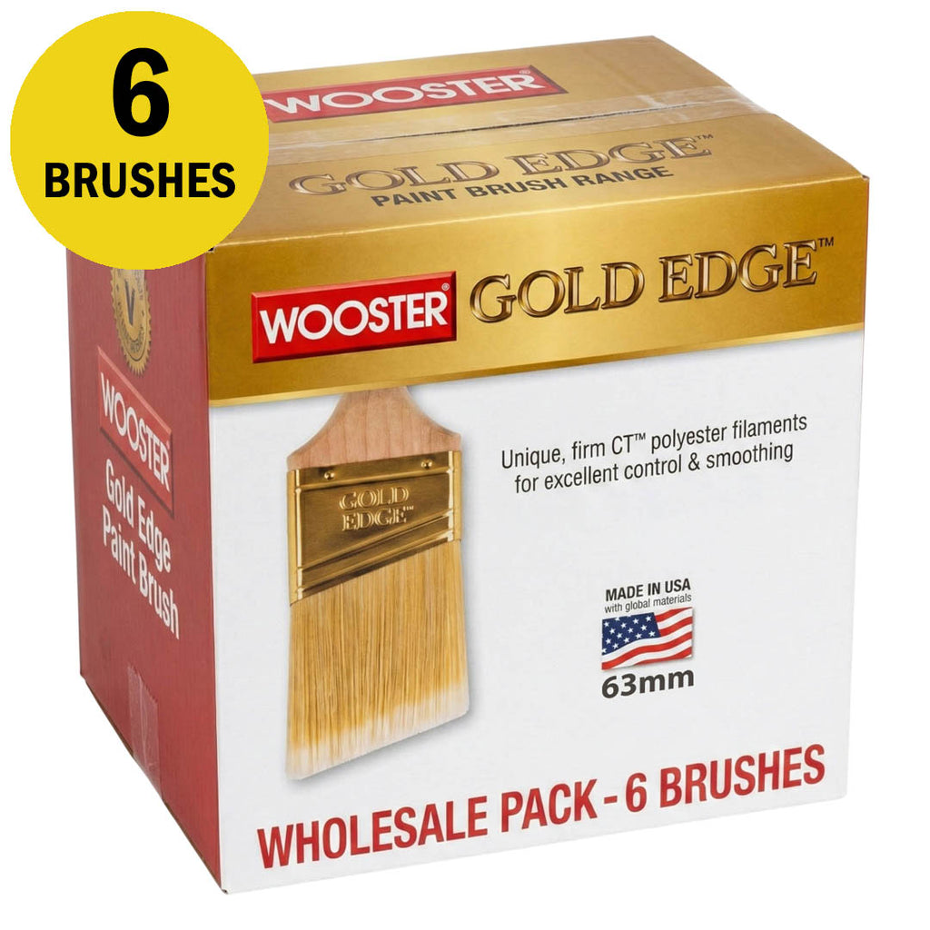 Wooster Gold Edge Flat Oval Paint Brush 5232