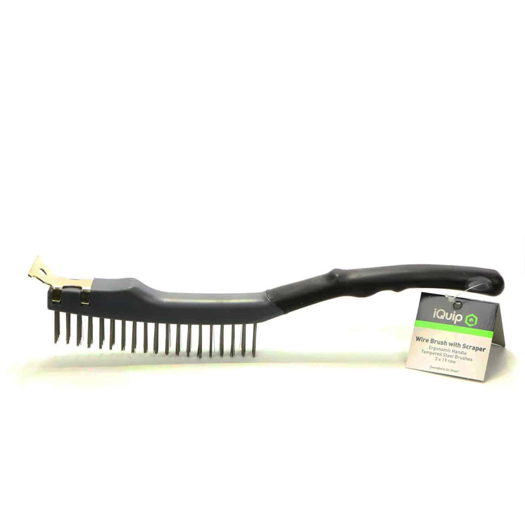iQuip Wire Brush with Scraper