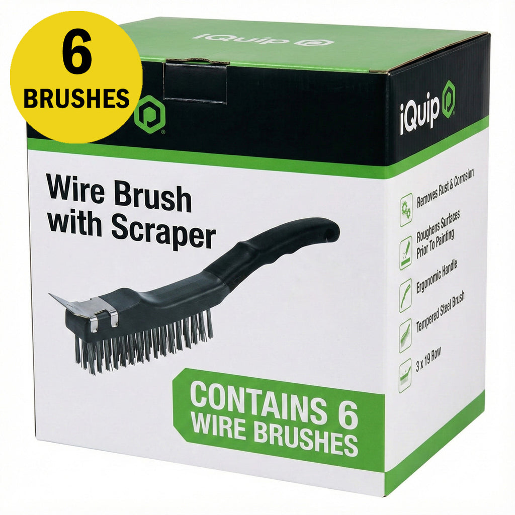 iQuip Wire Brush with Scraper