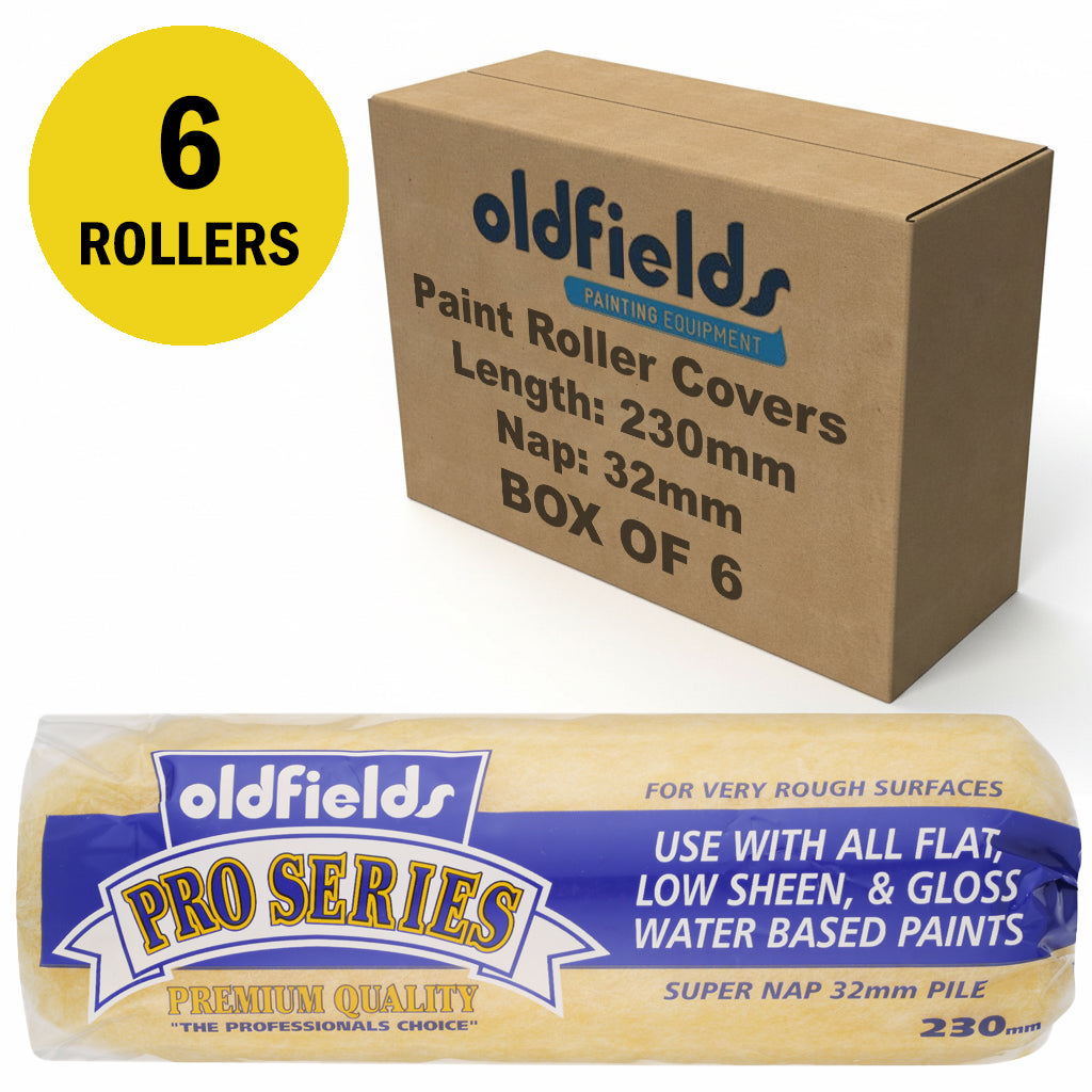Oldfields Pro Series Paint Roller Covers Nap 32mm