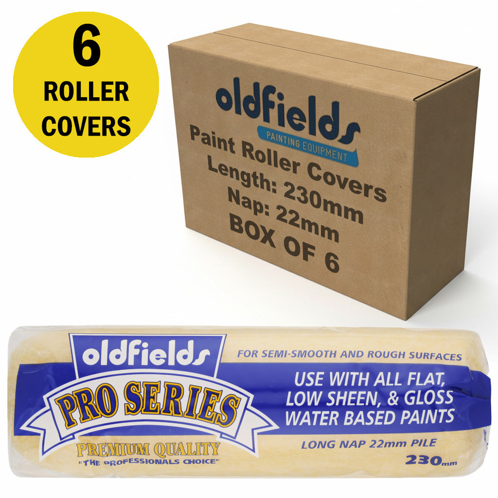 Oldfields Pro Series Paint Roller Covers Nap 22mm