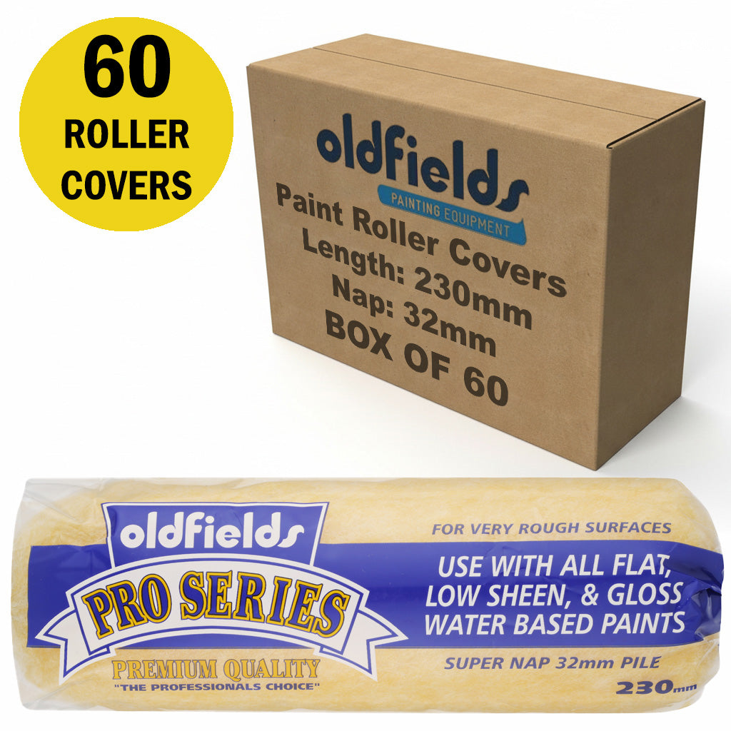 Oldfields Pro Series Paint Roller Covers 32mm Nap