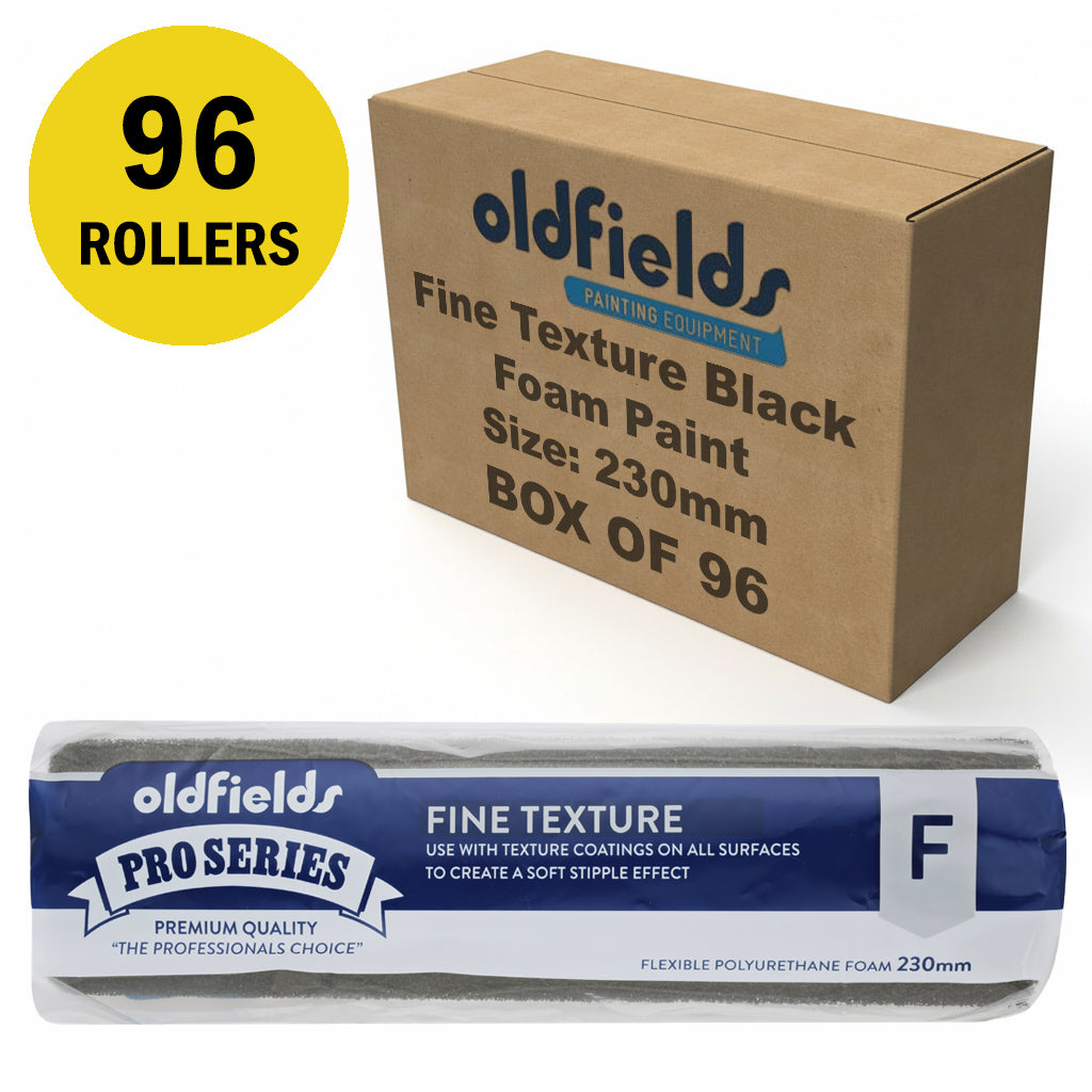 Oldfields Fine Texture Black Foam Paint Roller 230/270mm
