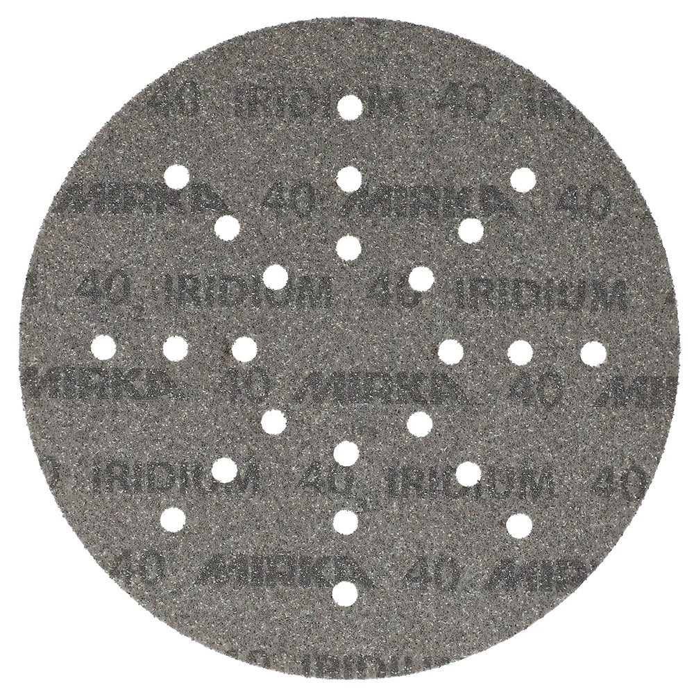 Mirka Iridium Sanding Discs 225mm Grip 24 Hole - 25 Pack