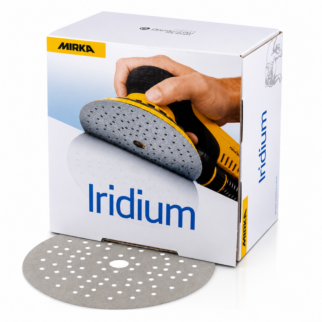 Mirka Iridium Sanding Discs 150mm Grip - 121 Hole