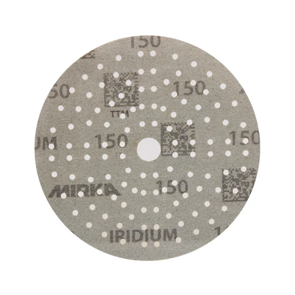 Mirka Iridium Sanding Discs 150mm Grip - 121 Hole