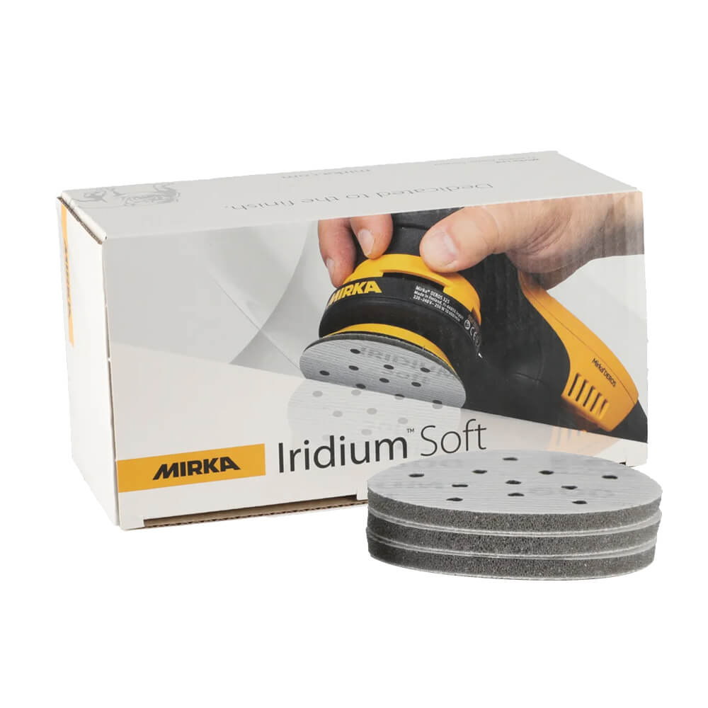 Mirka Iridium Soft Foam Abrasive Discs 77mm - 20 Pack