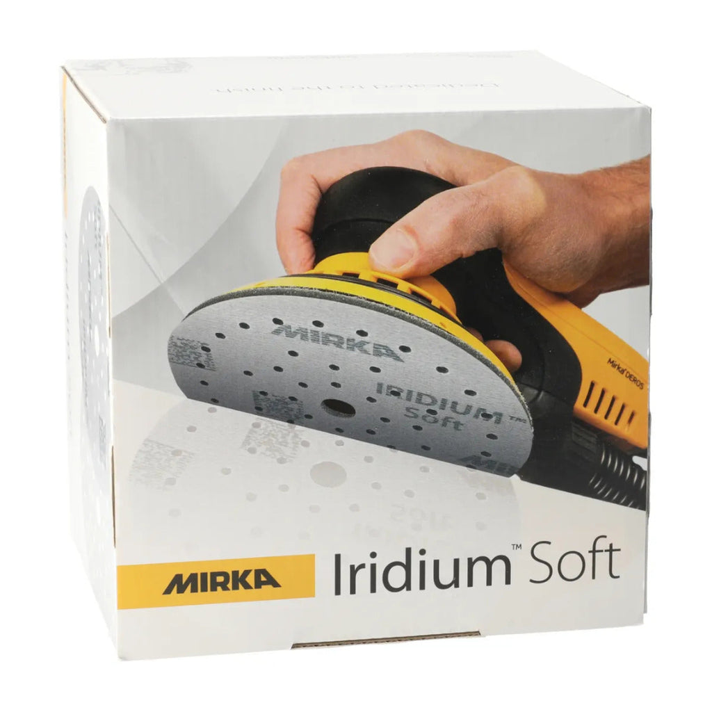 Mirka Iridium Soft Foam Abrasive Discs 150mm - 20 Pack