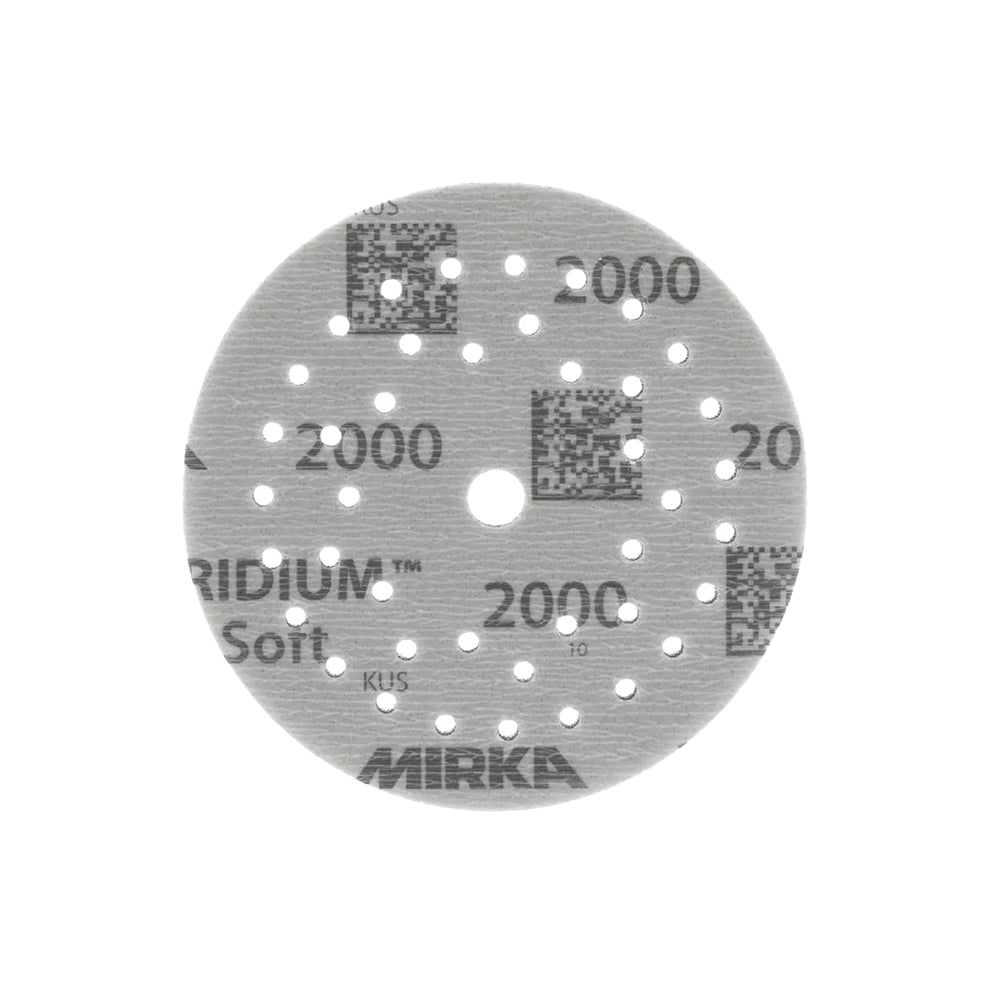 Mirka Iridium Soft Foam Abrasive Discs 125mm - 20 Pack