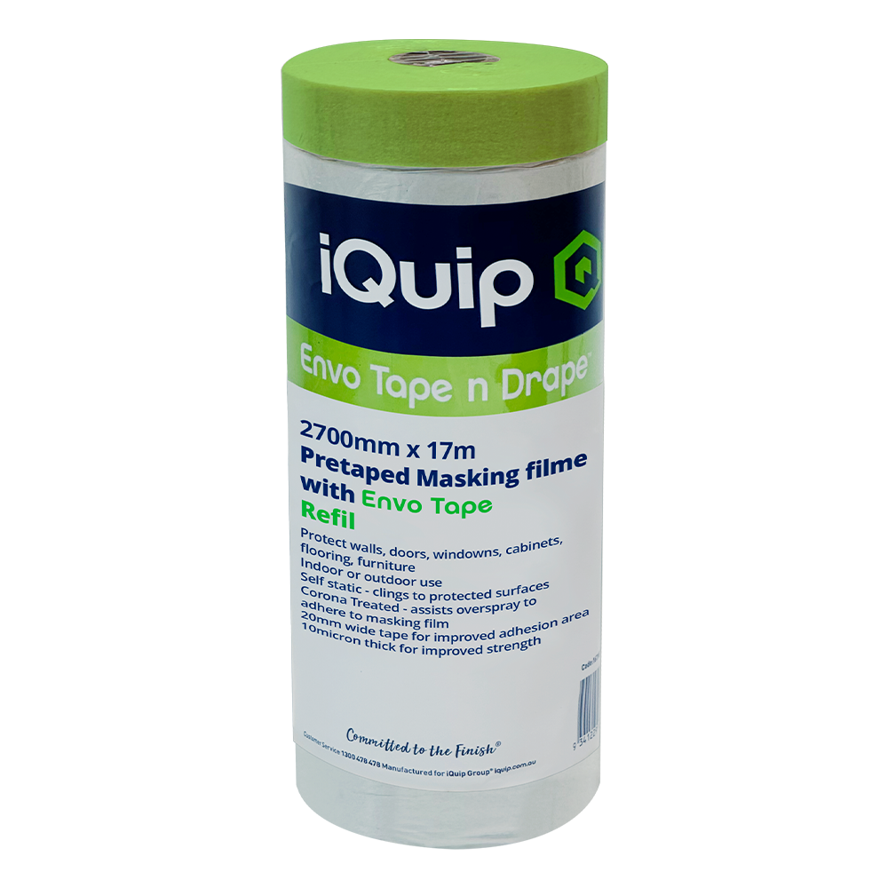 iQuip Envo Pretaped Masking Film Refill - Box of 24 - Bulk Special