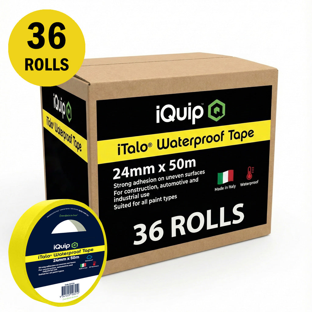 iQuip Italo Yellow Waterproof Masking Tape Range