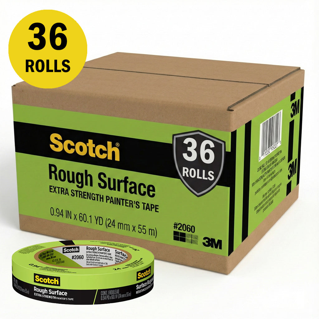3M 2060 Rough Surface Painters Tape Green 24mm x 55m