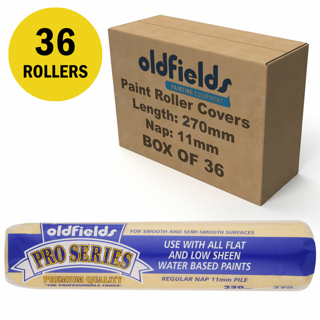Oldfields Pro Series Paint Roller Covers Nap 11mm