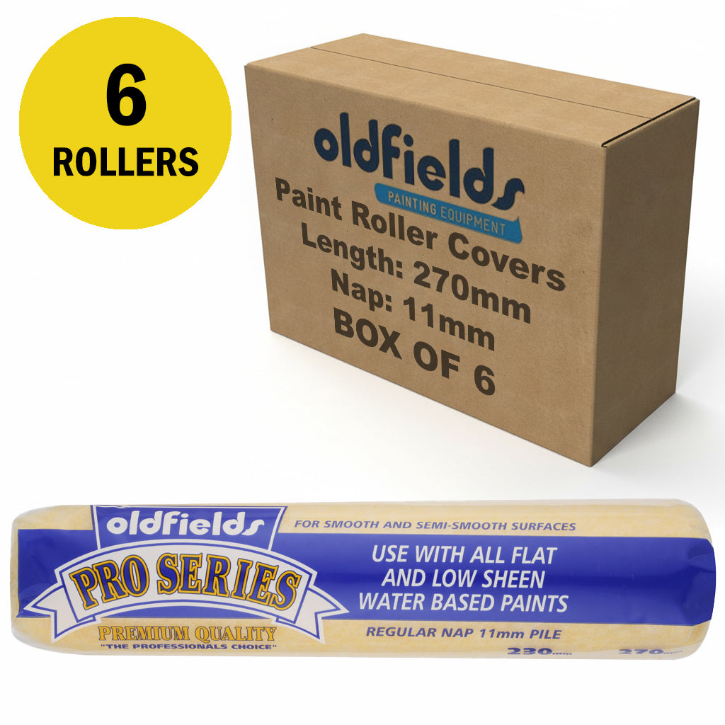 Oldfields Pro Series Paint Roller Covers Nap 11mm