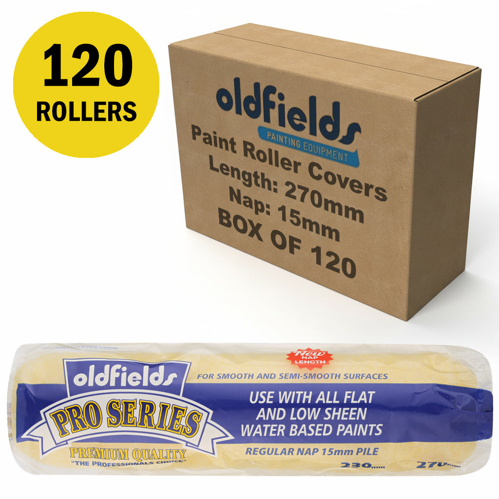 Oldfields Pro Series Paint Roller Covers Nap 15mm