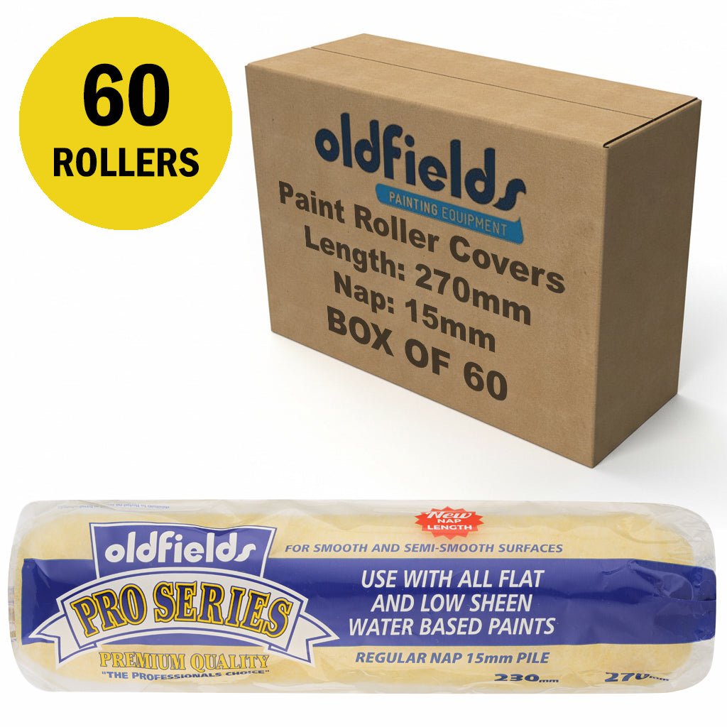 Oldfields Pro Series Paint Roller Covers Nap 15mm