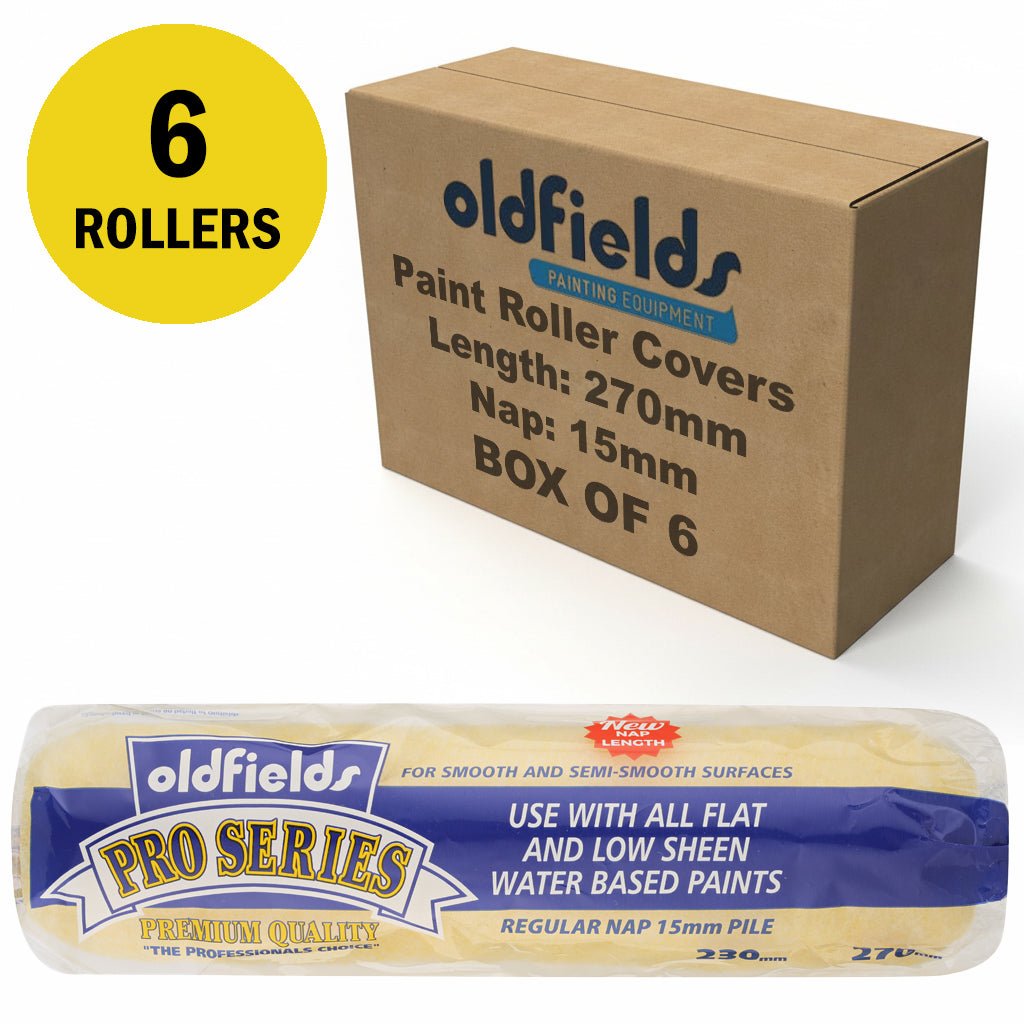 Oldfields Pro Series Paint Roller Covers Nap 15mm