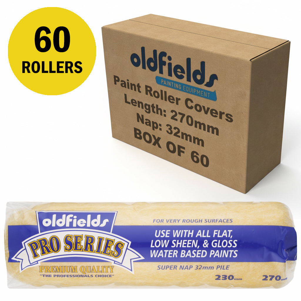 Oldfields Pro Series Paint Roller Covers Nap 32mm