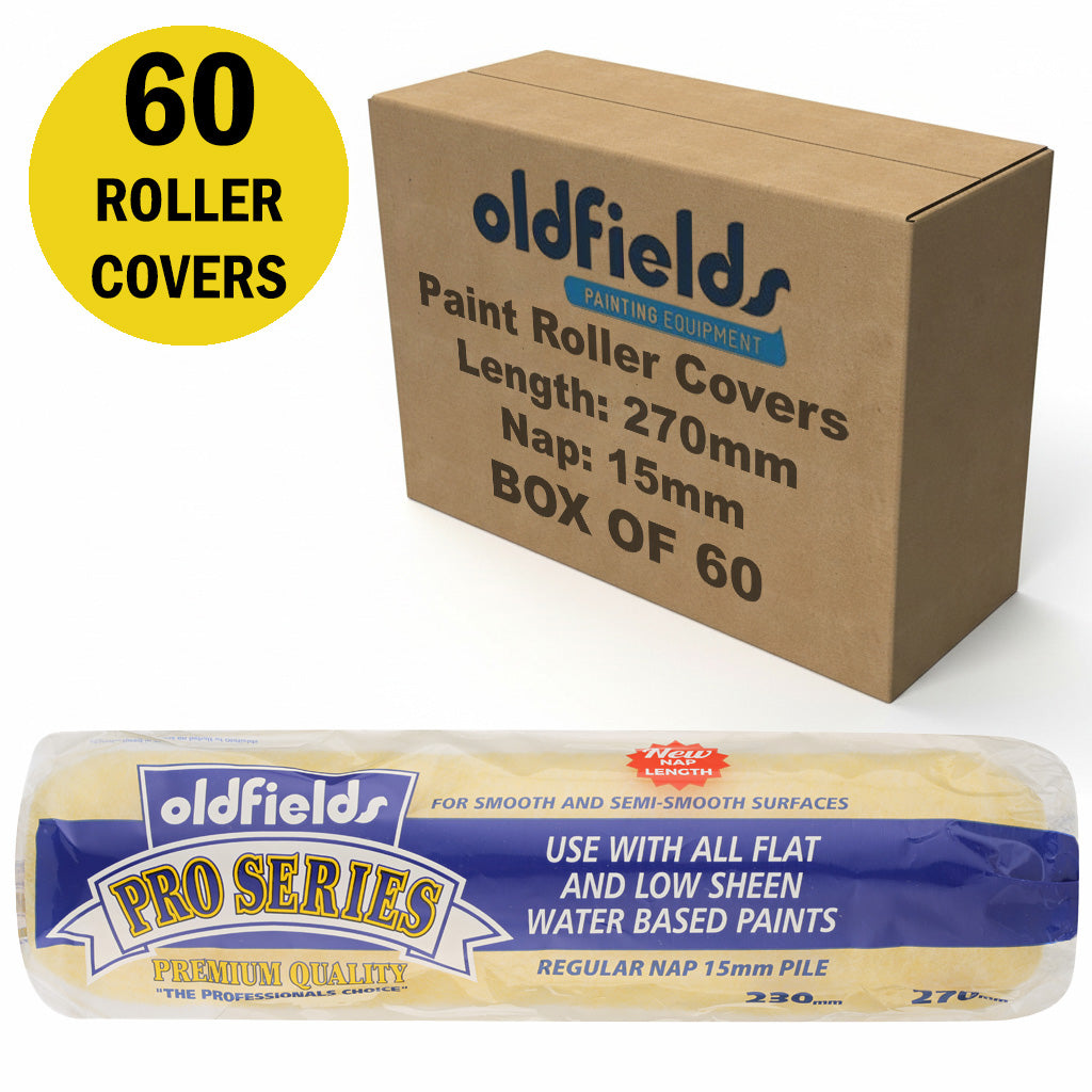 Oldfields Pro Series Paint Roller Covers 15mm Nap